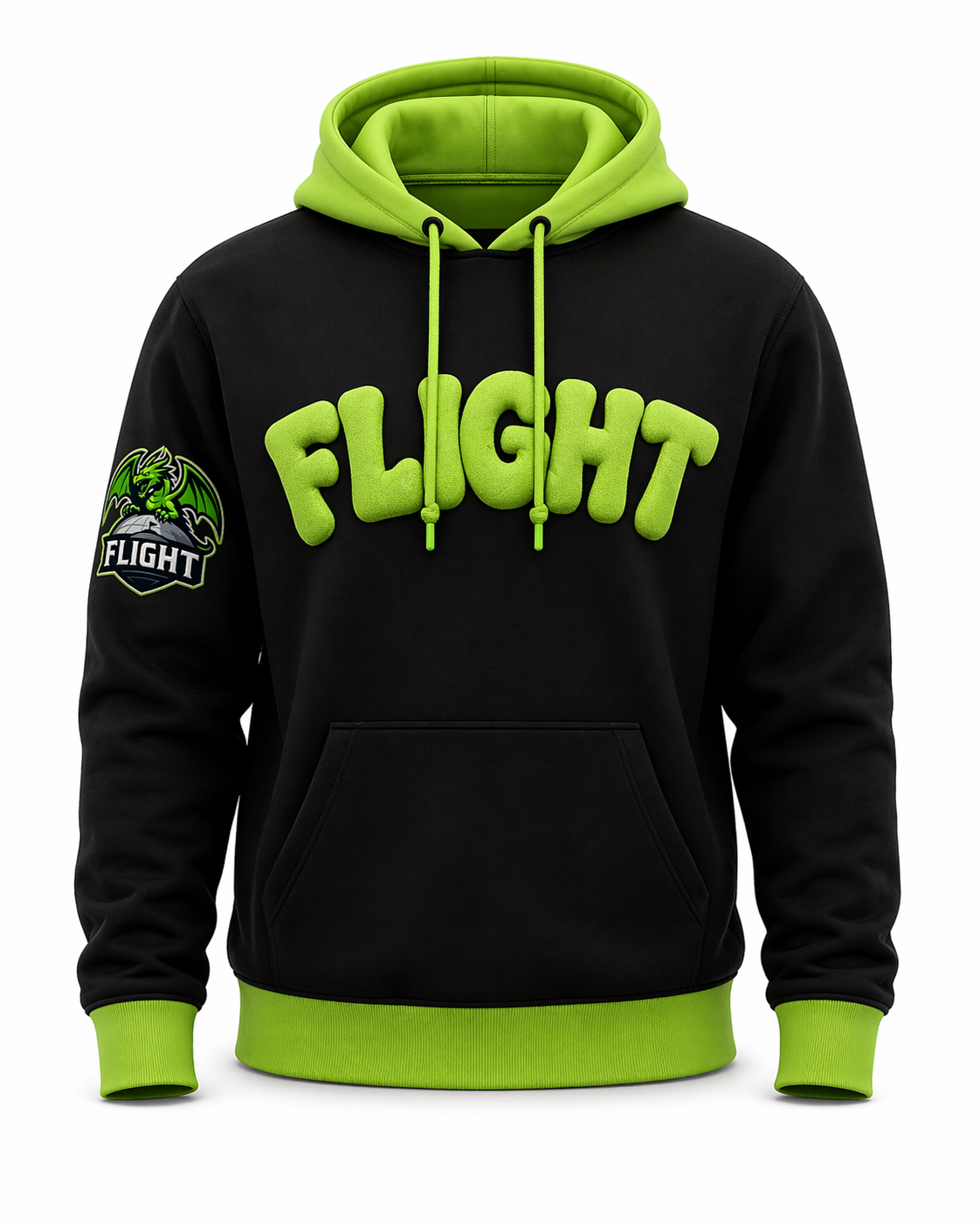 Flight Puff Print Hoodie